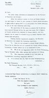 One-page typed letter in English, stamped with the date and signed.