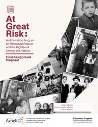 photo of Pages from At Great Risk Final Assignment Proposal