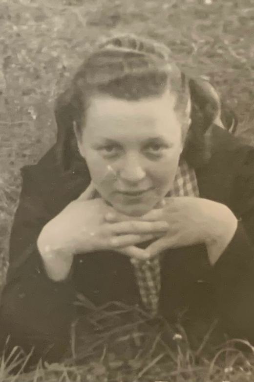 Rose after liberation in Peterswaldau, Germany (now Pieszyce, Poland), in 1945.