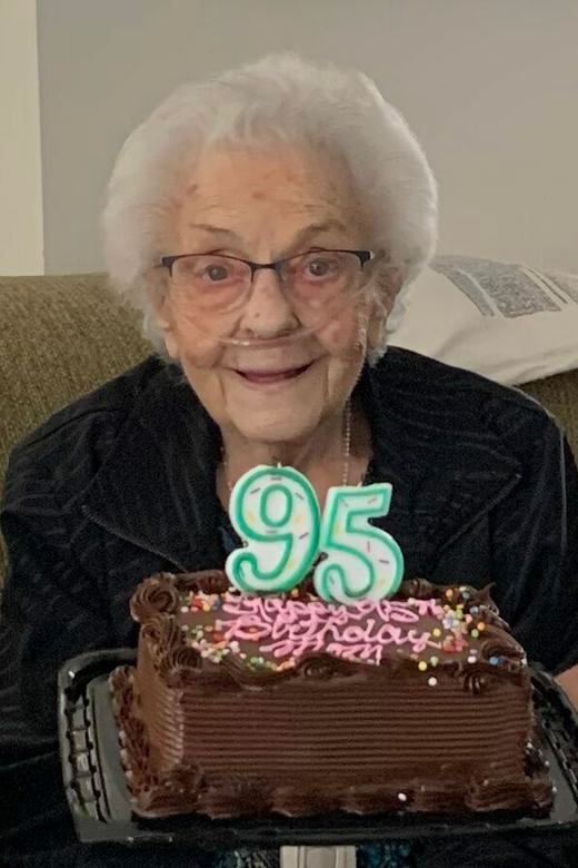 Rose Besser on her 95th birthday. Toronto, September 6, 2020.