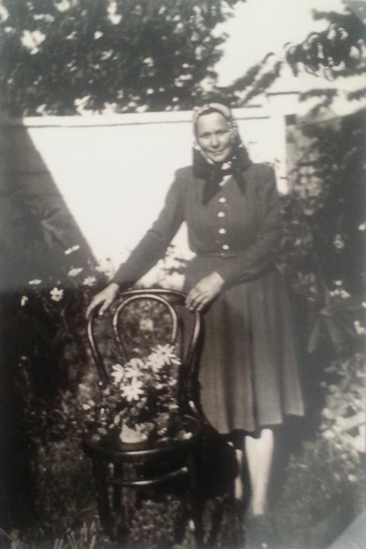 Francka Polackova, who hid the Blum family in her loft during the war.