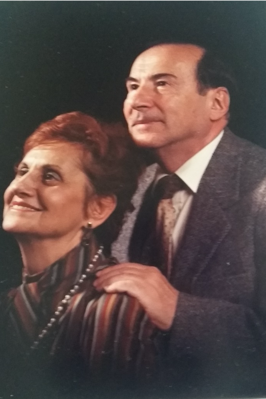 Benny and his wife, Denise. Toronto, early 1980s.
