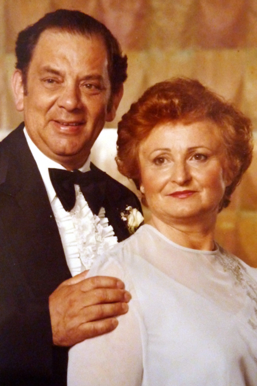 Irene and her husband, Nathan, at their daughter’s wedding. Toronto, 1981.