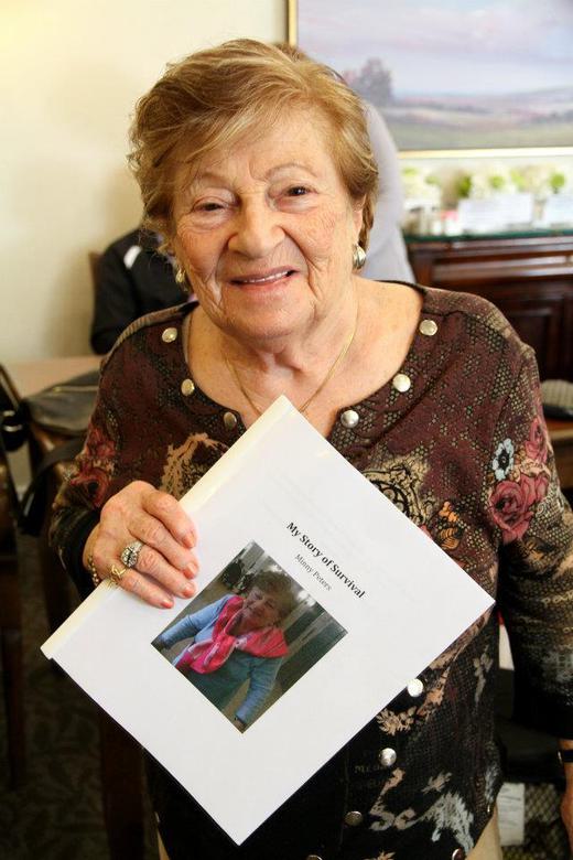 Minny Peters at the Sustaining Memories celebration. Toronto, 2012.