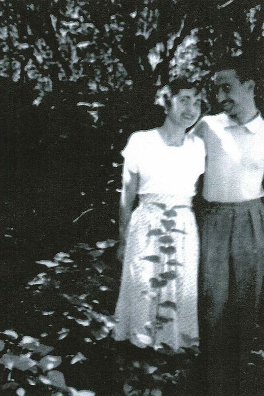 Sophie and her fiancé, Norbert Pollack. Toronto, 1950.