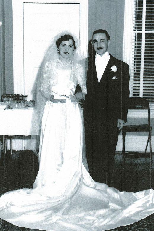 Sophie and Norbert’s wedding. Toronto, November 25, 1950.