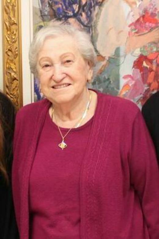 Helen Roth after being interviewed by students for Crestwood’s Oral History Project. Toronto, 2015. Courtesy of Crestwood Oral History Project.