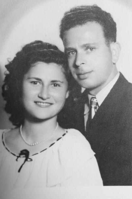 Ann and Morris’s’ engagement photo. Israel, 1951. Courtesy of Crestwood Oral History Project.