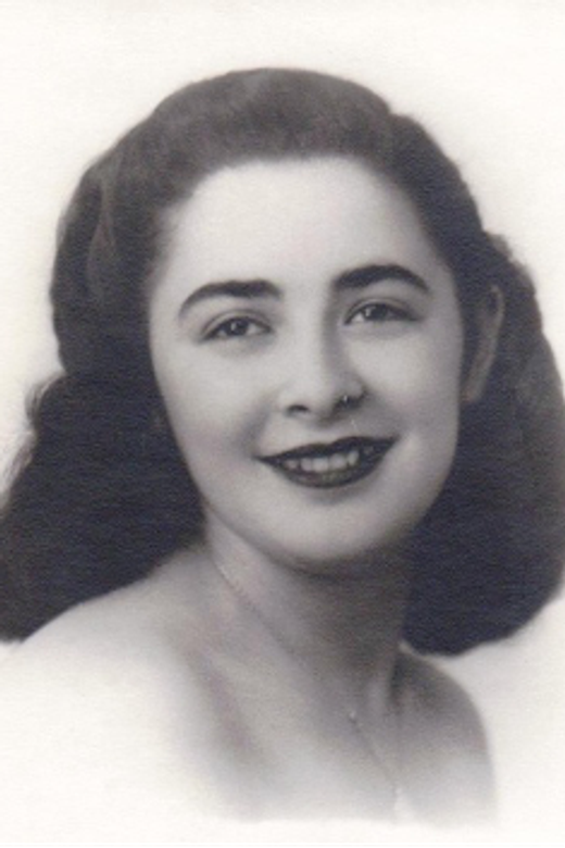 Helen at seventeen years old. Canada, circa 1949.
